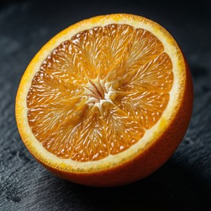 Sliced Orange Macro