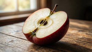 Sliced Velvet Apple Half