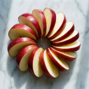 Sliced Velvet Apple Rings