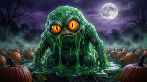 Slime in the Pumpkin Patch