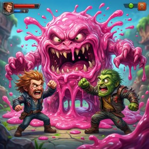Slime Monster Battle