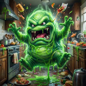 Slimer Kitchen Chaos