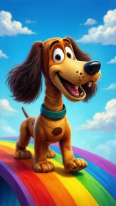 Slinky on Rainbow