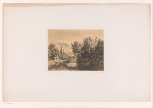 Sloot, brug en boerenhoeve
