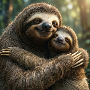 Sloth and Chunk Reunion