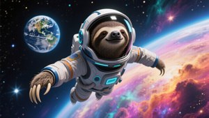 Sloth Astronaut Explorer