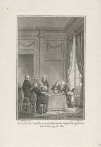 Sluiten van alliantie tussen Frankrijk en de Bataafse Republiek, 1795