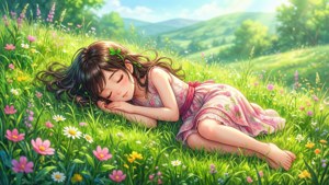 Slumber in Flowers