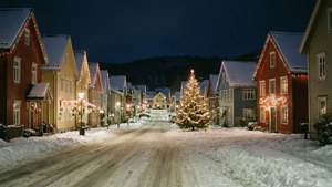 Small Town Christmas Night