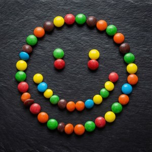 Smarties Smiley Face