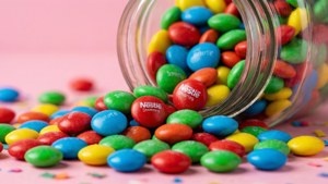 Smarties Spill Rainbow