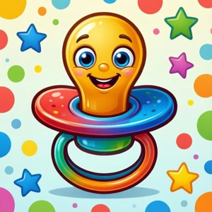 Smiley Cartoon Pacifier