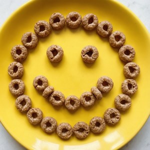 Smiley Cheerios Face