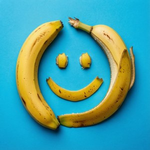 Smiley Face Banana Peel