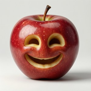 Smiling Apple 3D