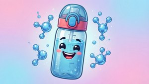 Smiling Bottle Background