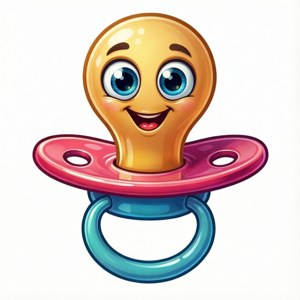 Smiling Cartoon Binky