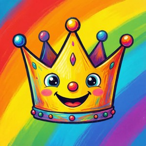 Smiling Cartoon Crown