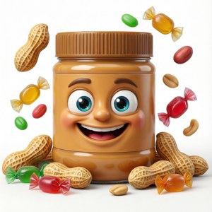 Smiling Cartoon Jar