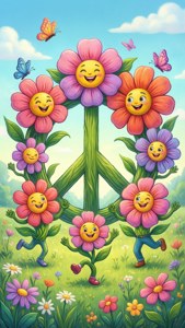 Smiling Flower Dance Meadow