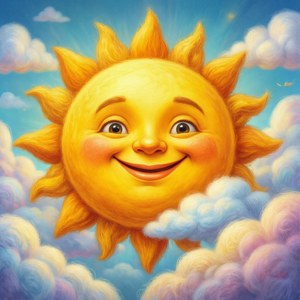 Smiling Half Sun