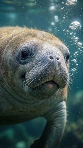 Smiling Manatee