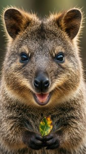 Smiling Quokka Closeup