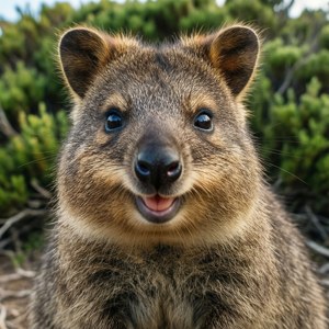 Smiling Quokka Selfie