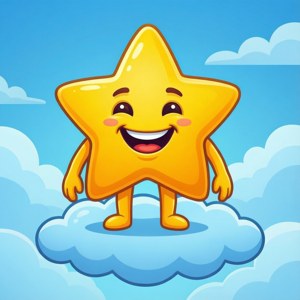 Smiling Star Character