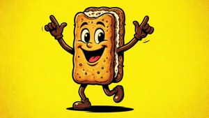 Smiling Twinkie Cartoon