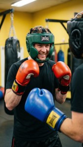 Smiling with Headgear
