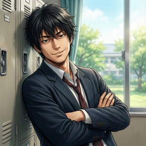 Smirking Leaning
