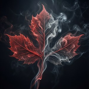 Smoke Buckeye Leaf