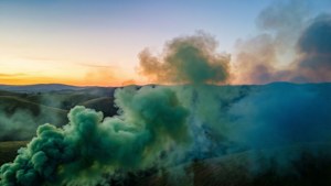 Smoke Landscape Hills