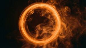 Smoke Orange Circle