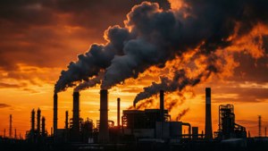 Smokestack Sunset
