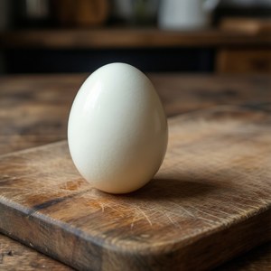 Smooth Peeled Egg
