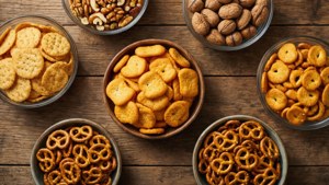 Snack Mix Flat Lay
