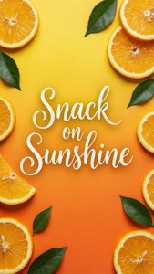 Snack on Sunshine Quote
