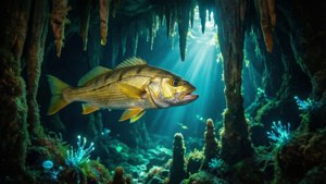 Snapper in Glowing Cave