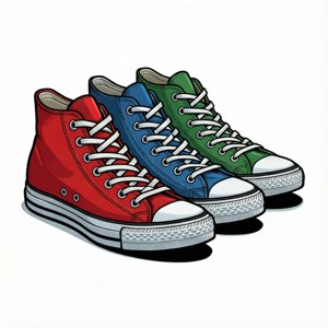 Sneaker Trio Vector