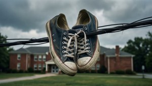 Sneakers Over Wire