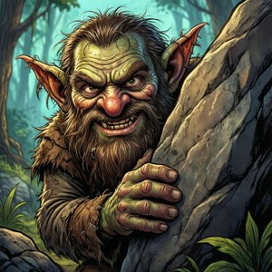 Sneaky Troll Peek