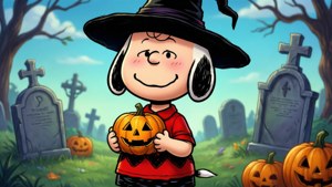 Snoopy Halloween Girl