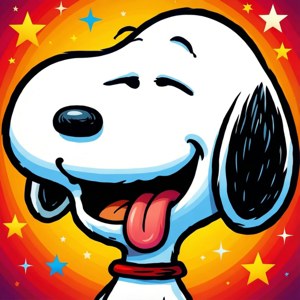 Snoopy's Happy Face