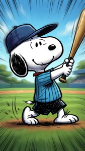 Snoopy the Slugger