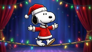 Snoopy Tightrope Walker