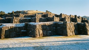 Snow at Sacsayhuaman