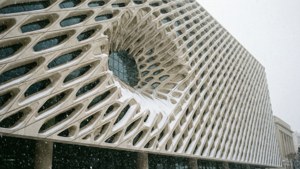 Snow at the Broad