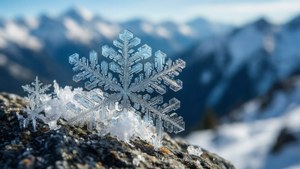 Snow Crystal Macro